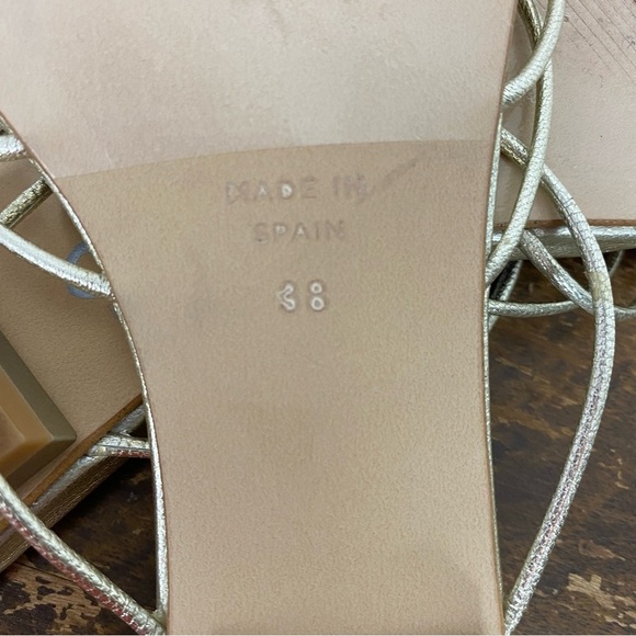 Angel Alarcon Anthropologie metallic square toe sandals - Picture 12 of 12